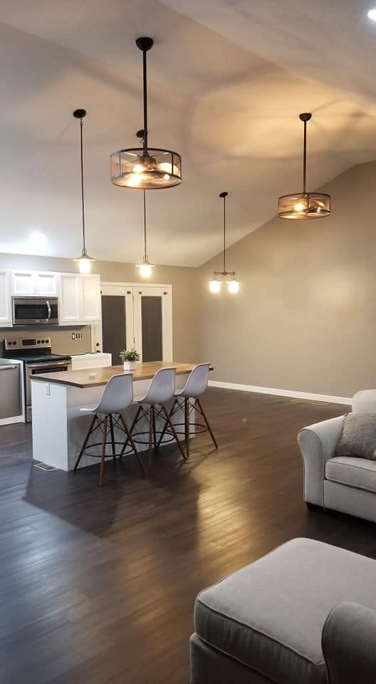 Kitchen island — side view