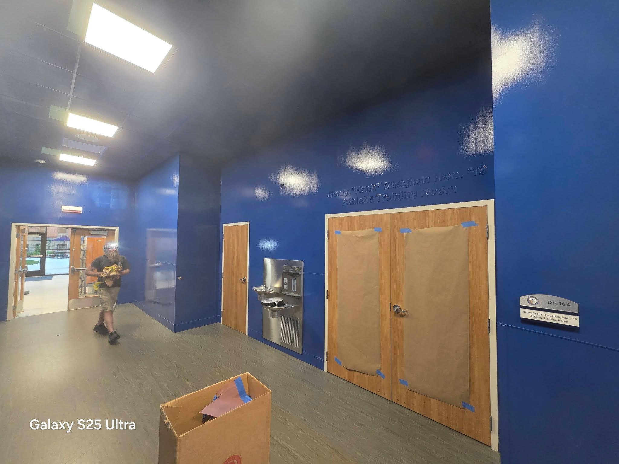 School hallway renovation