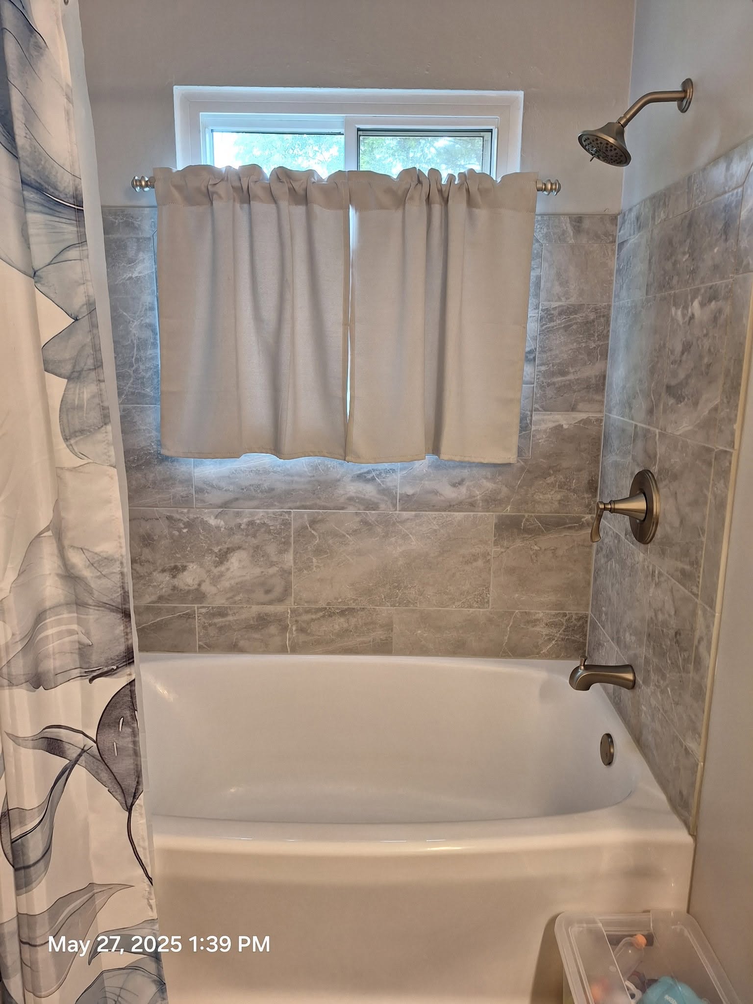 Custom tile tub surround — Fostoria