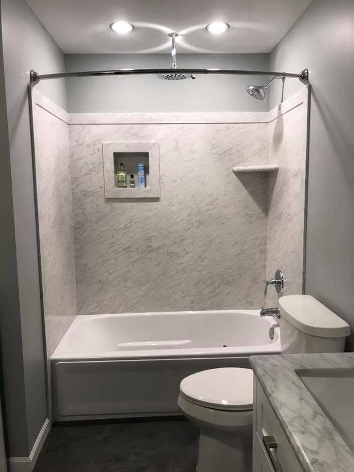 Marble shower surround — Findlay