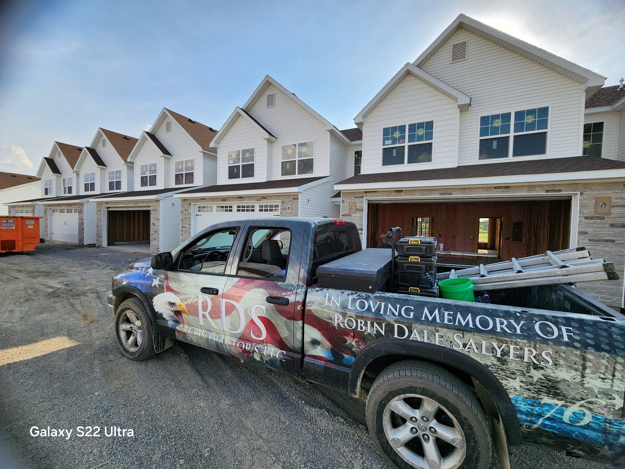 RDS on site — new townhouses