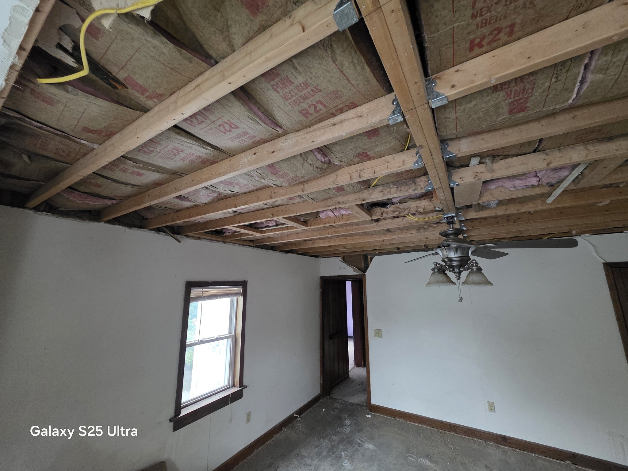 Ceiling rebuild — Lima Street, Findlay