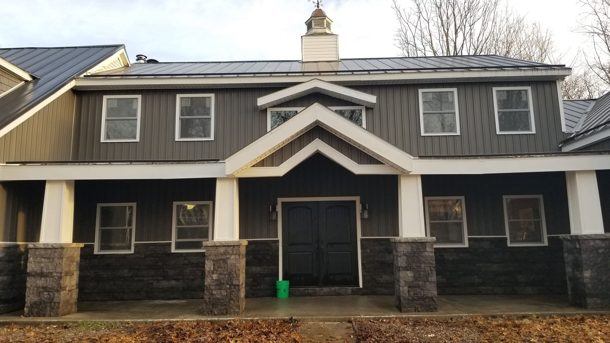Stone porch